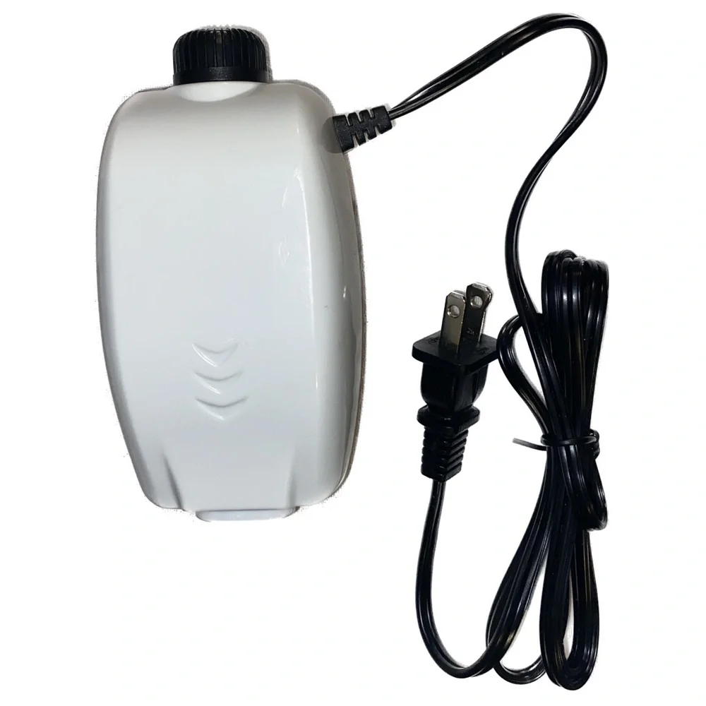 HITOP Dual Outlet Electric Air Pump for 10-100 Gallon Aquariums 100-120V/60Hz 3W